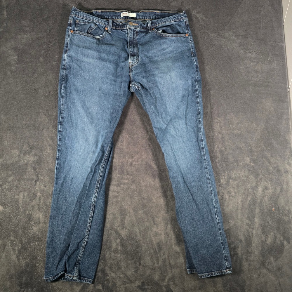 Levi Strauss Signature Relaxed Fit Men's Jeans W38 L32 Dark Wash Denim‎